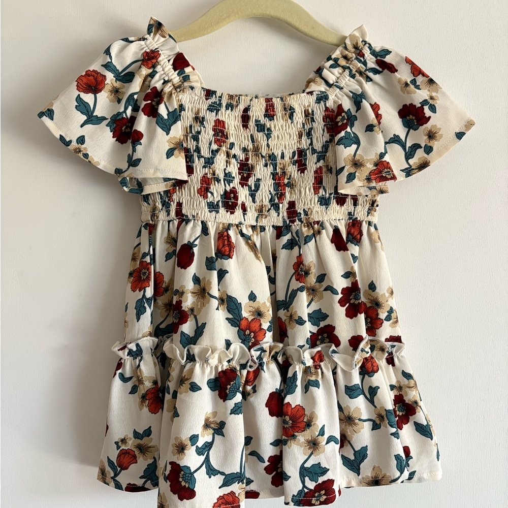 Flora 6/9 month Designer Dress